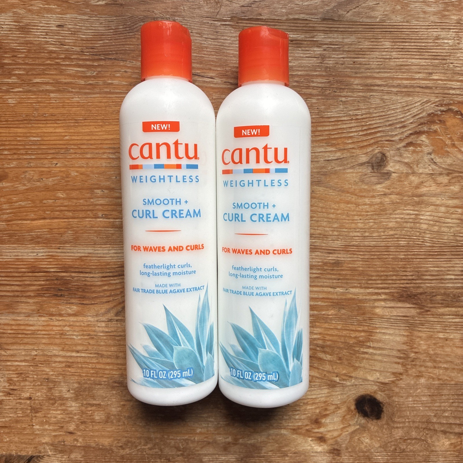 Lot Of 2 Cantu Weightless Smooth And Curl Cream 10 Oz Each Fast Free Shipping