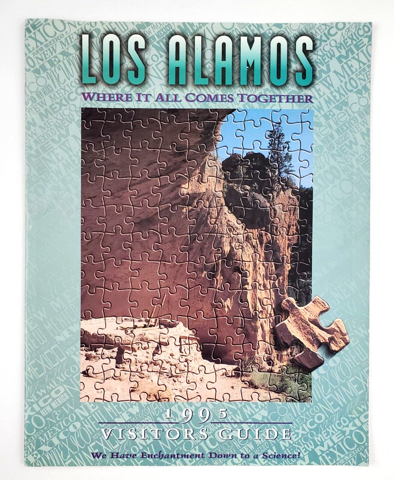 1995 Los Alamos New Mexico NM Visitor's Guide Vintage Tourist Travel Booklet