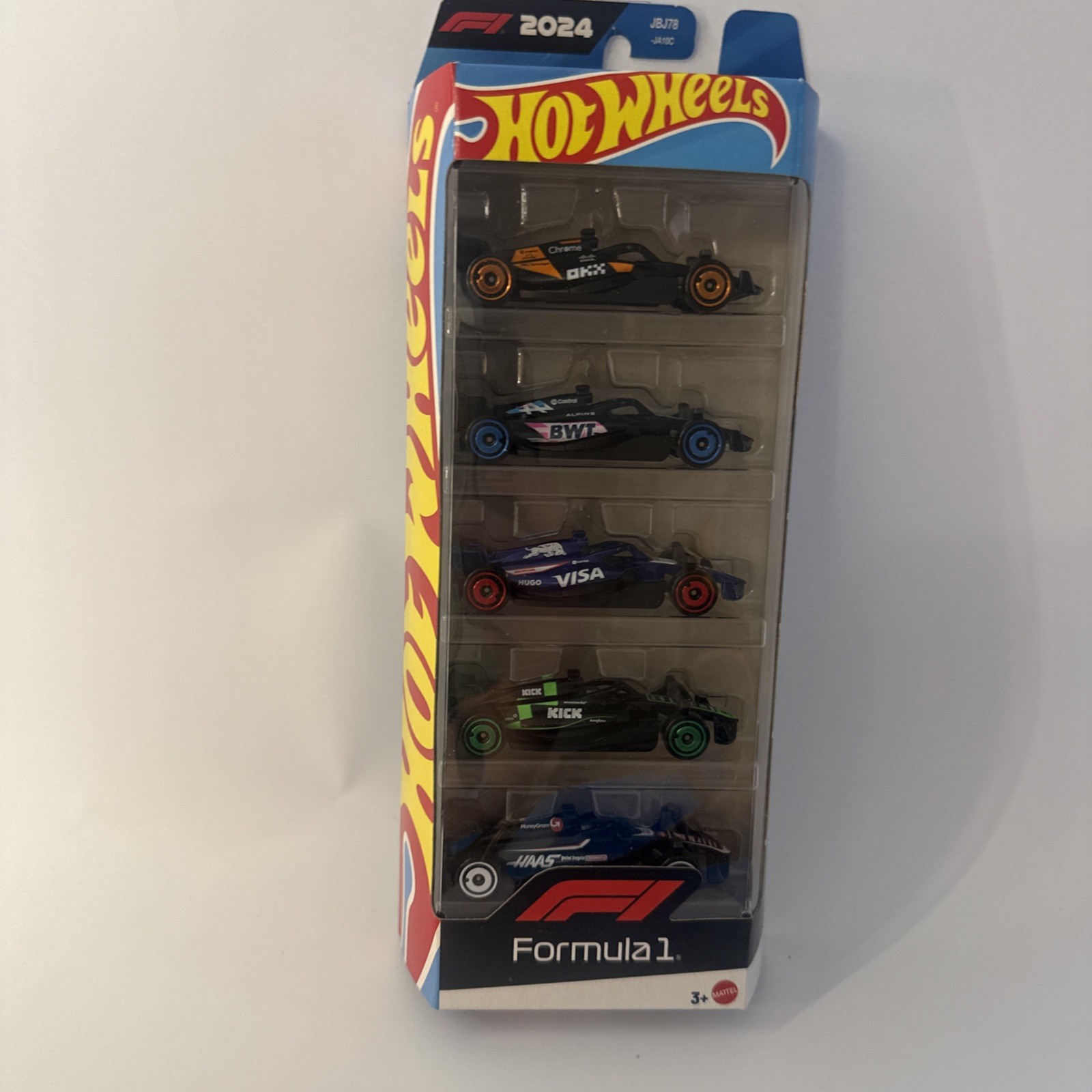 2024 Hot Wheels Formula 1 F1 Racing 5 Pack