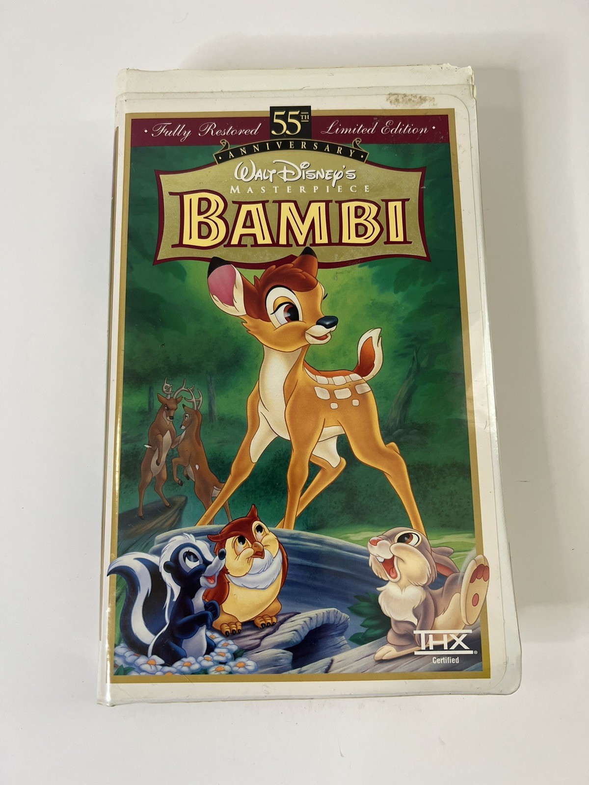 Bambi | Disney VHS, 1997 | 55th Anniversary Masterpiece Limited Edition | 9505