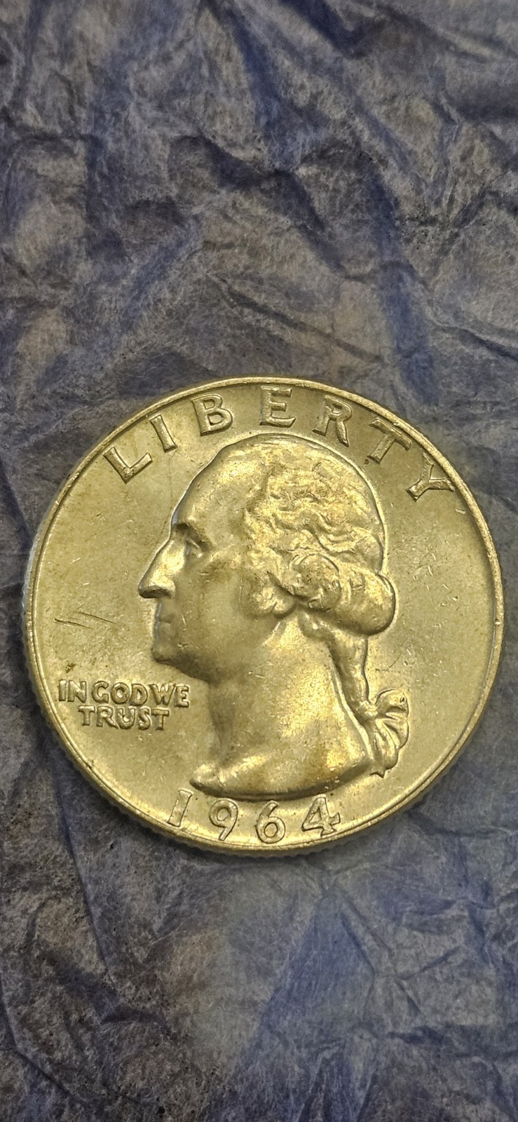 1964-D Washington Quarter 90% Silver | Uncertified Circulated