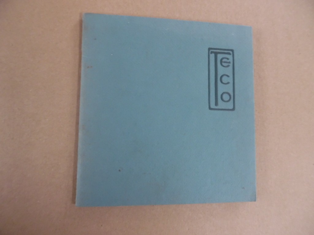 1905 TECO Art Pottery Catalog Gates Potteries Terra Cotta Illinois Reprint 