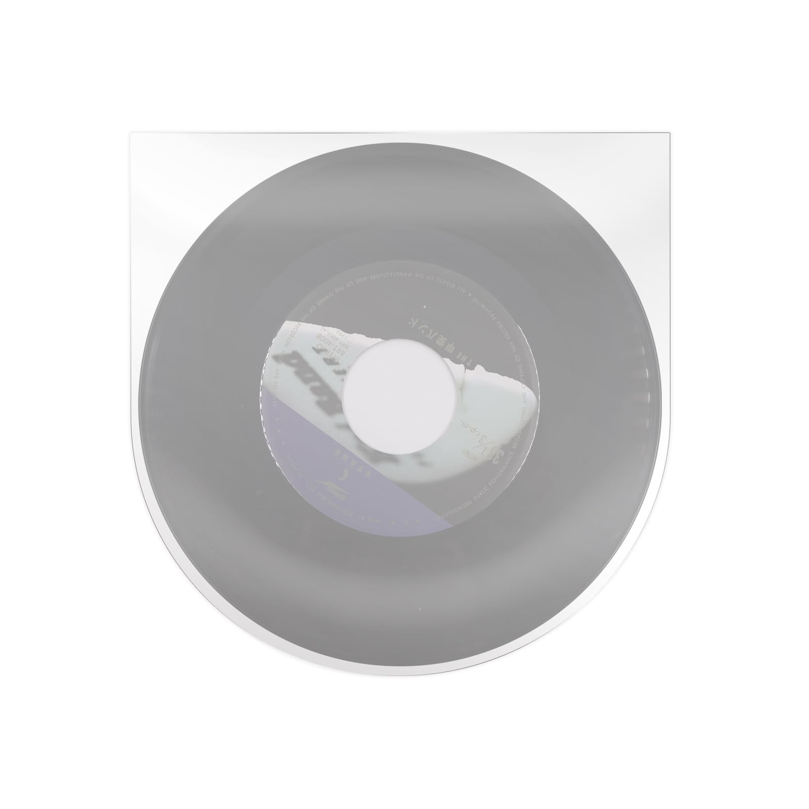 sdroceRyaM 7 Inches EP Vinyl Record Inner Sleeves 25pcs 7 inch, Clear 