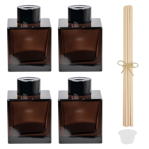 100mlpcs Reed Diffuser Bottles,Fragrance Diffuser Empty Bottle with 20pcs 4