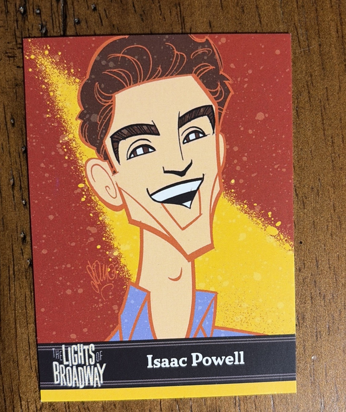 Lights of Broadway Card Isaac Powell 231 Edition 