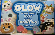 Glow In The Dark Rock & Shell Painting Craft Kit Ages 6+