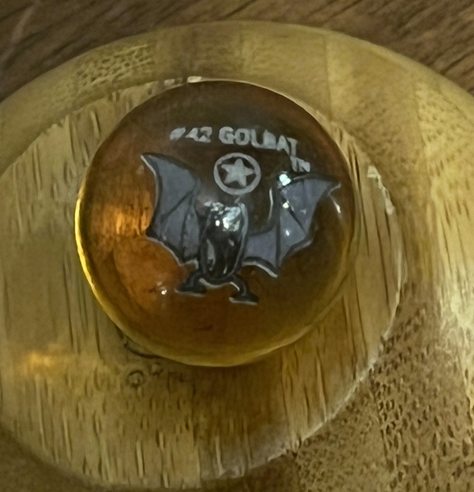 Pokemon Marbles Vintage - 1998 Glass Collectible Marble- #42 Golbat