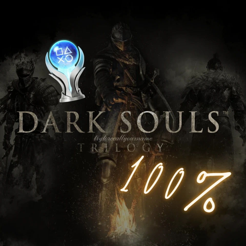 DARK SOULS TRILOGY ALL GAMES 1/2/3 PS4/PS5 Platinum Trophy Service FAST | SAFE