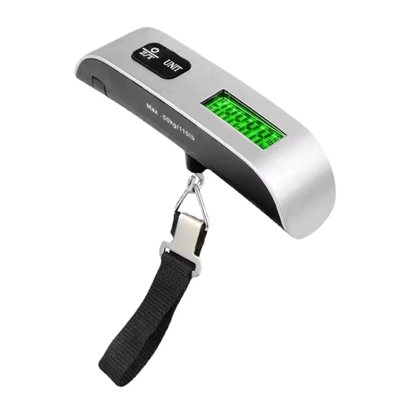 Portable Digital Luggage Scale LCD 110lb 50kg Travel Baggage Weighing Tool