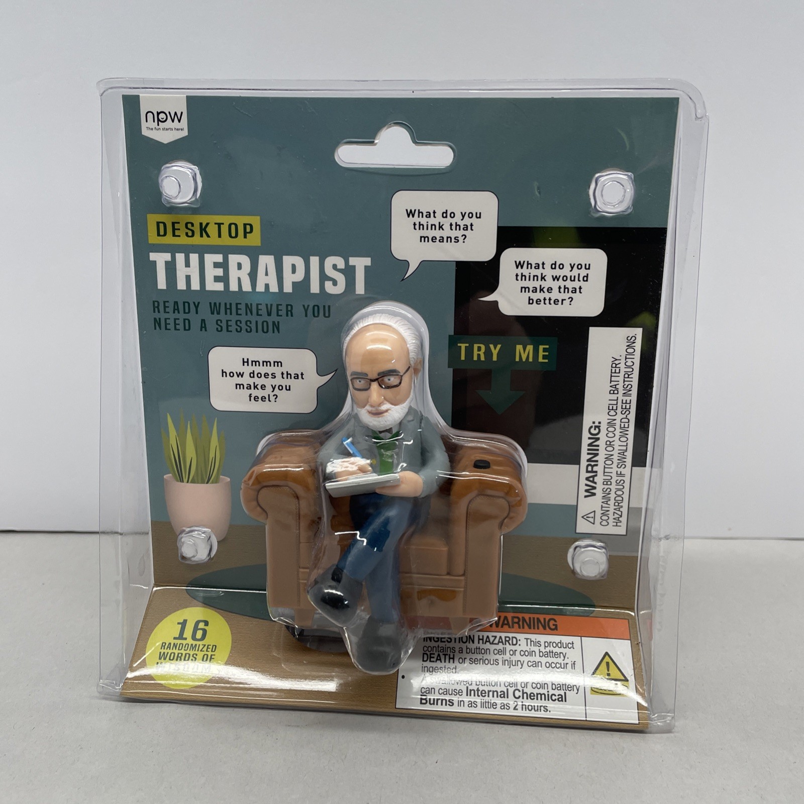 Desktop Therapist Electronic 16 Randomized Words of Wisdom - Brand New