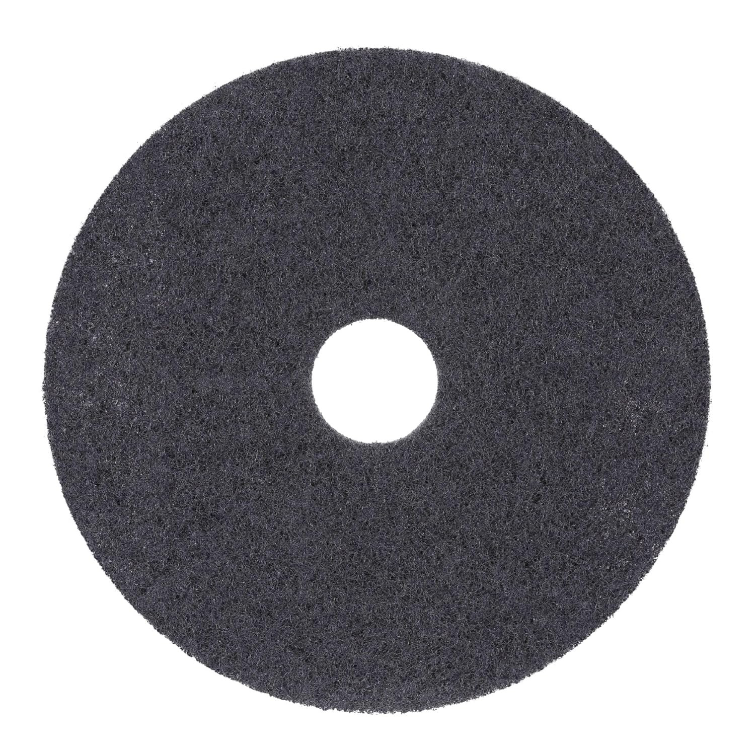 Boardwalk BWK4017HIP High Performance 17 In. Stripping Floor Pads - Grayish Blac