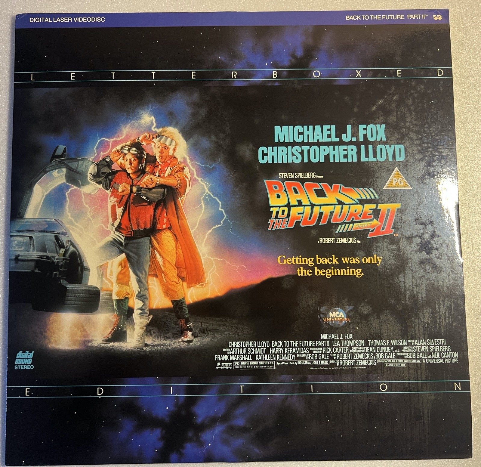 BACK TO THE FUTURE - PART II - 12” USA NTSC Laserdisc [NEAR MINT]