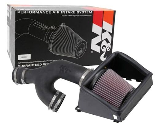  Cold Air Intake System: High-Flow Air Filter, Increase Performance Roto-Molded