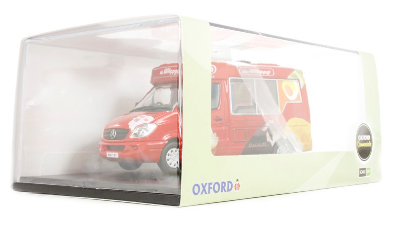OXFORD DIECAST  O GAUGE 43WM001  MERCEDES MONDIAL VAN  'WALL'S ICE CREAM WHITBY'
