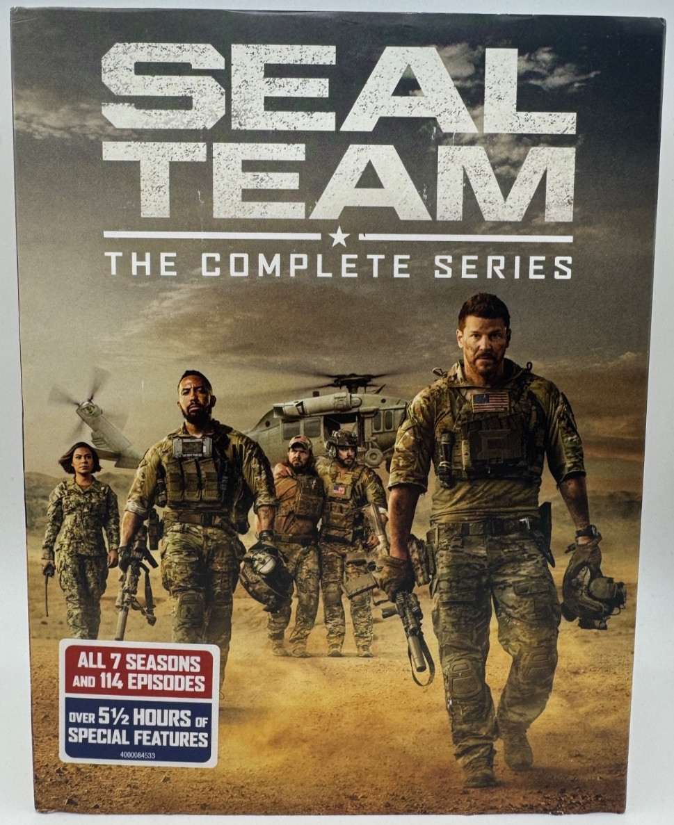 Seal Team : The Complete TV Series Season 1-7 (DVD 30-Disc Box Set) w/ slipcover
