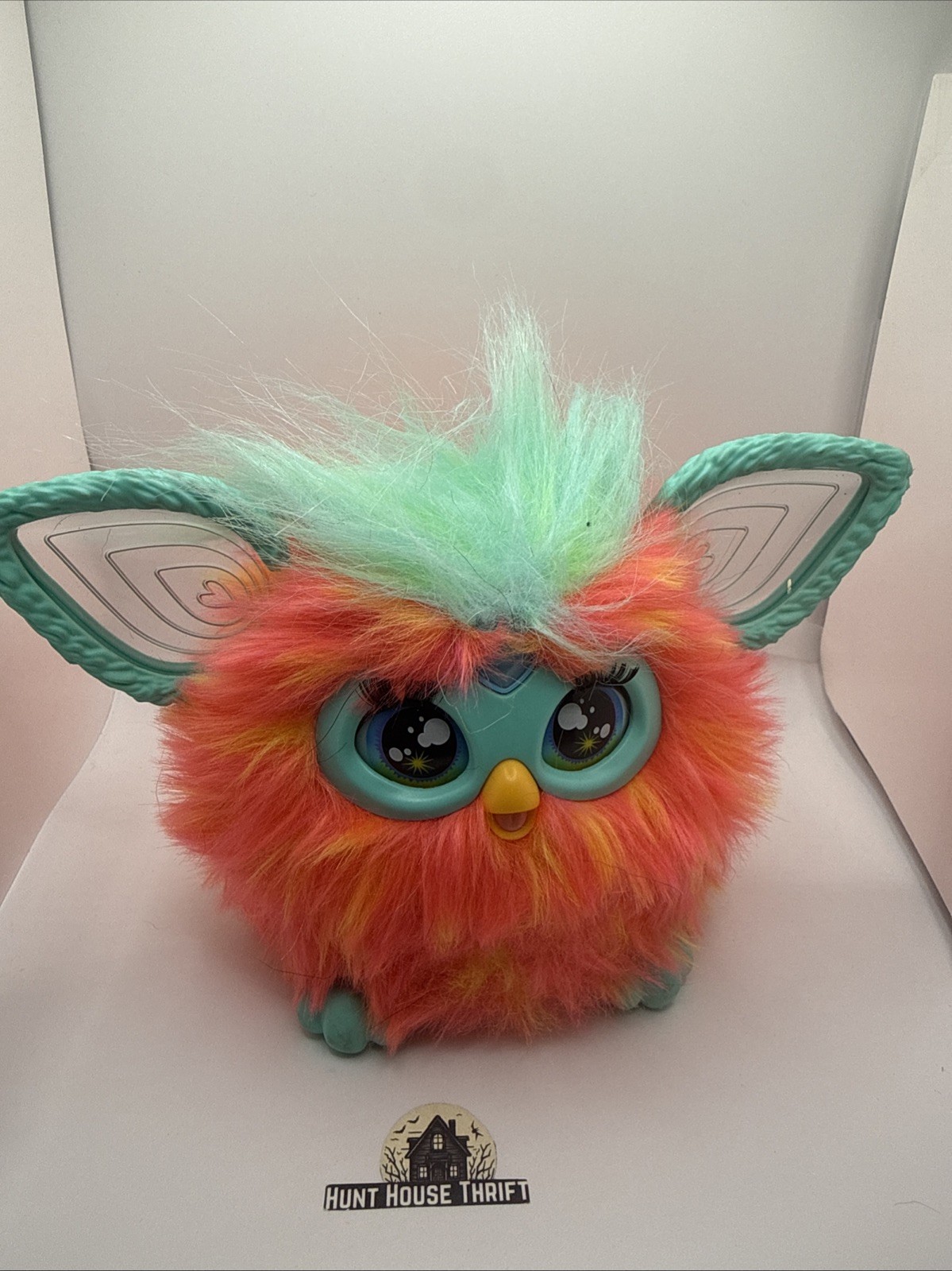 2023 Hasbro Coral Furby Plush Interactive Toy Tested Working