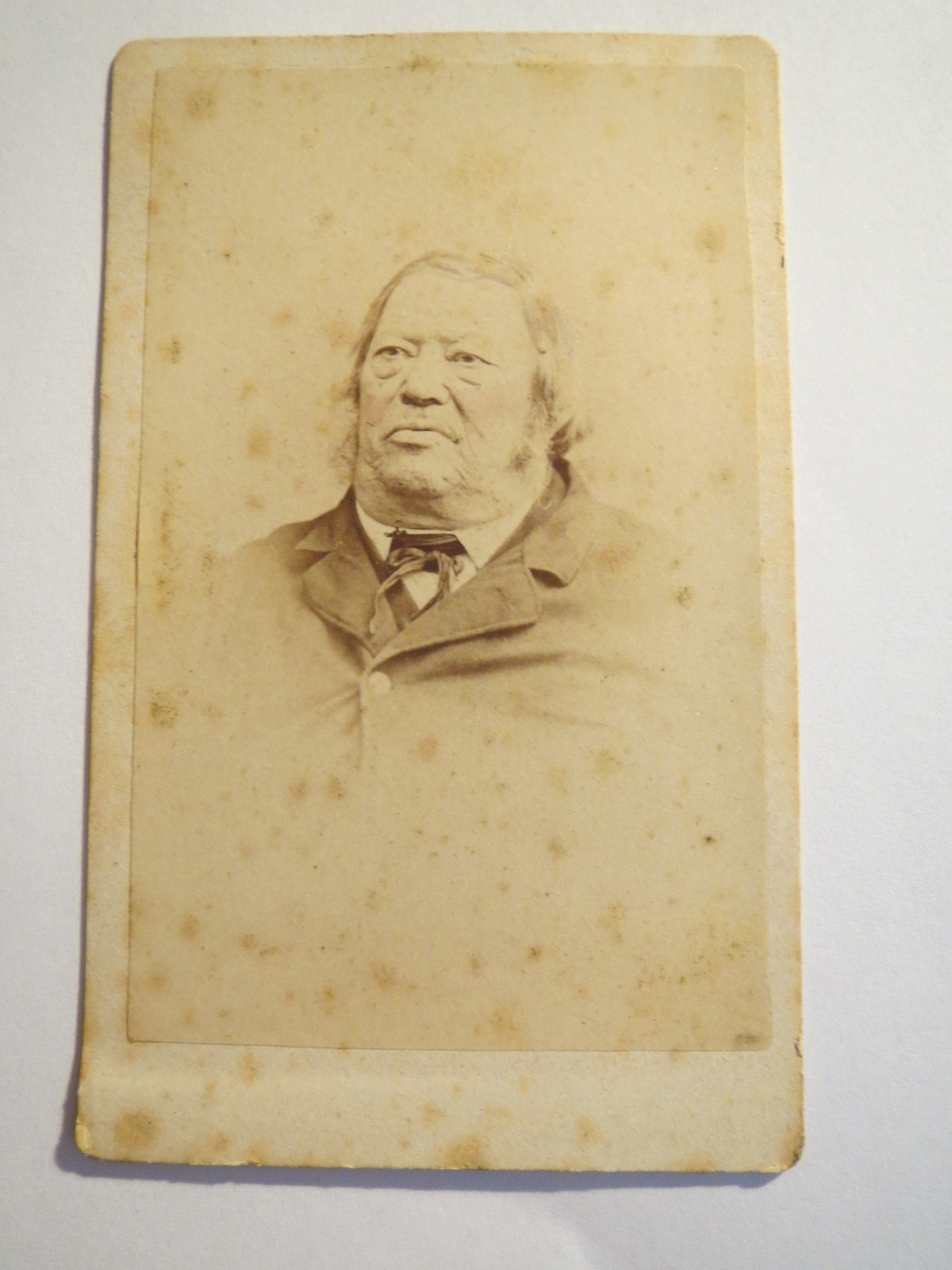 Esslingen-Lorenz Hollingen/Hollinger? as an old man portrait/CDV