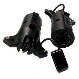 7-Way Rv To 4-Way Flat Adapter- NEW Visi Pak( Pack of 1)