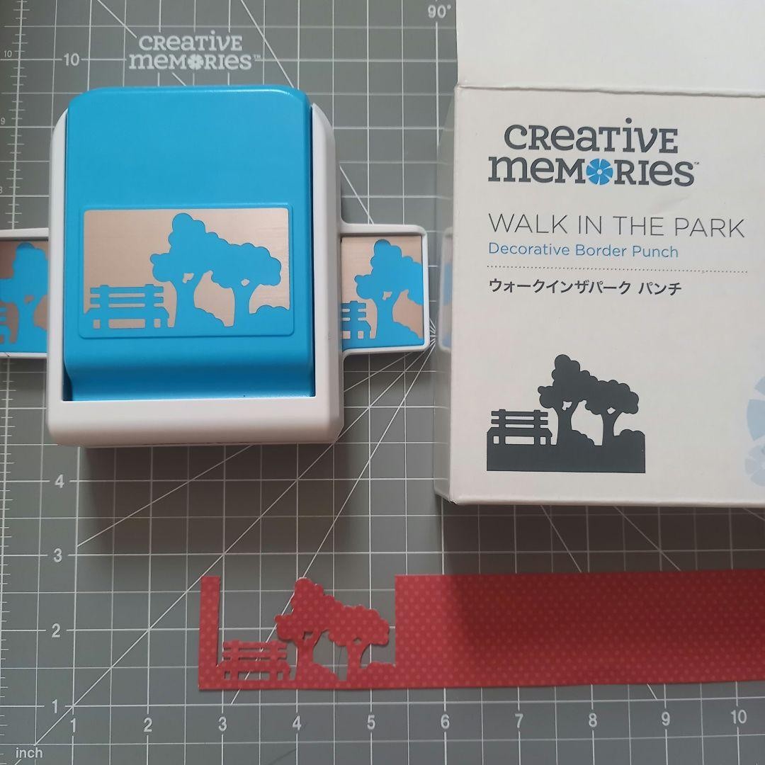 Creative Memories WALK IN THE PARK Decorative Border Punch Boxed
