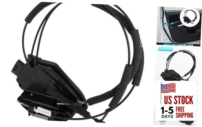  Replacement Rear Left Driver Side Power Door Lock Actuator Motor with Cable 