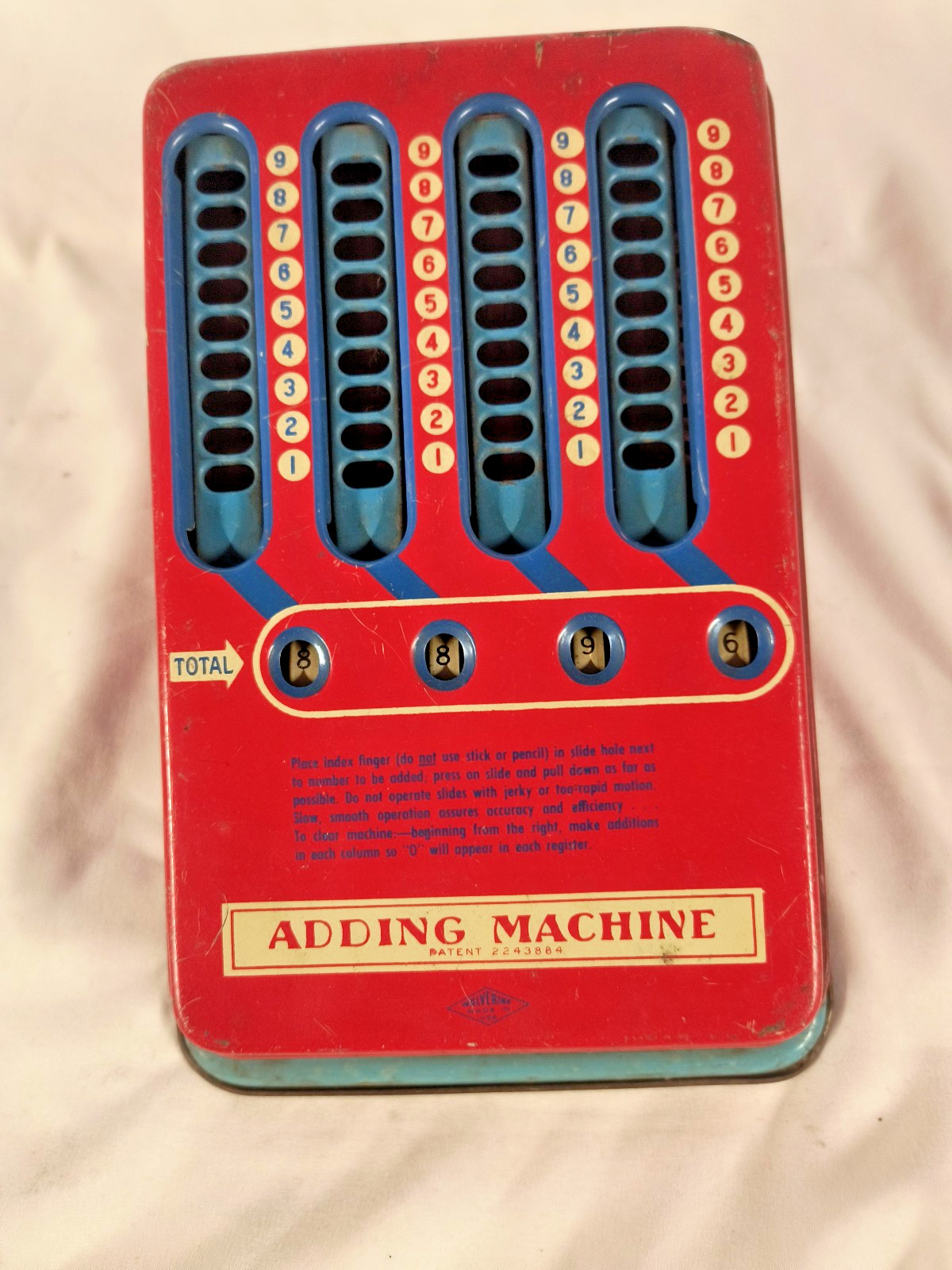 VINTAGE WOLVERINE ADDING MACHINE
