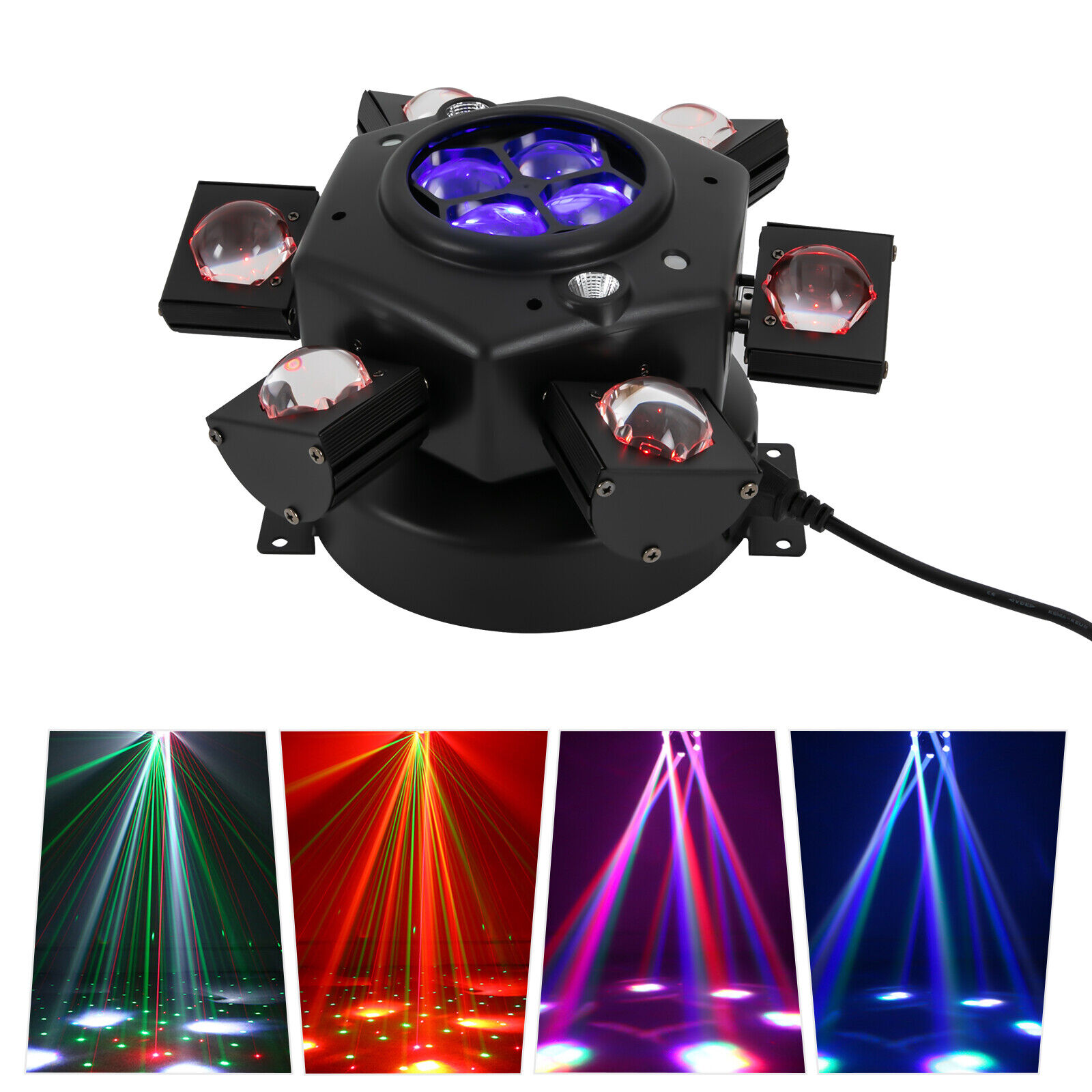 150W Laser Moving Head Stage Light RGBW LED Spot DMX DJ Disco Party Light Effect