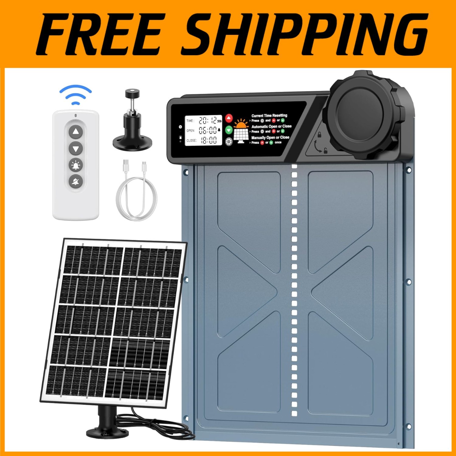 Smart Remote-Controlled Chicken Coop Door