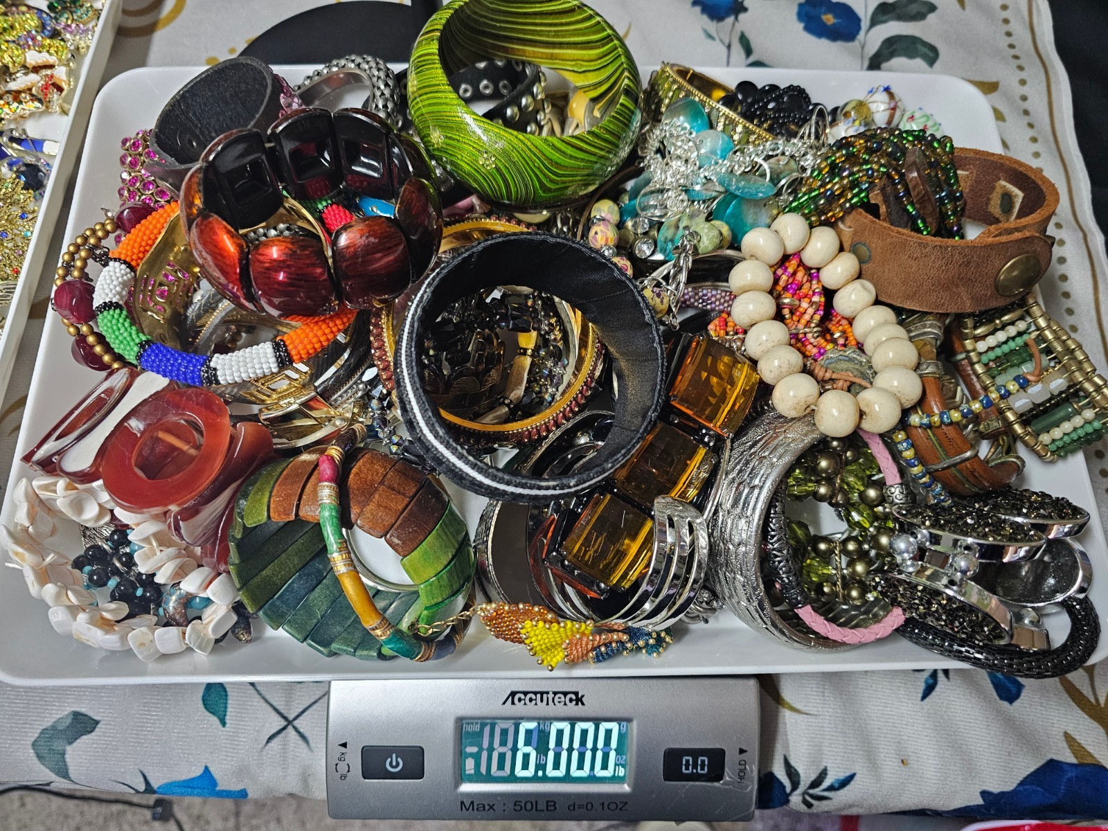 80+ Assorted Lot Fashion Bracelets 6lbs 