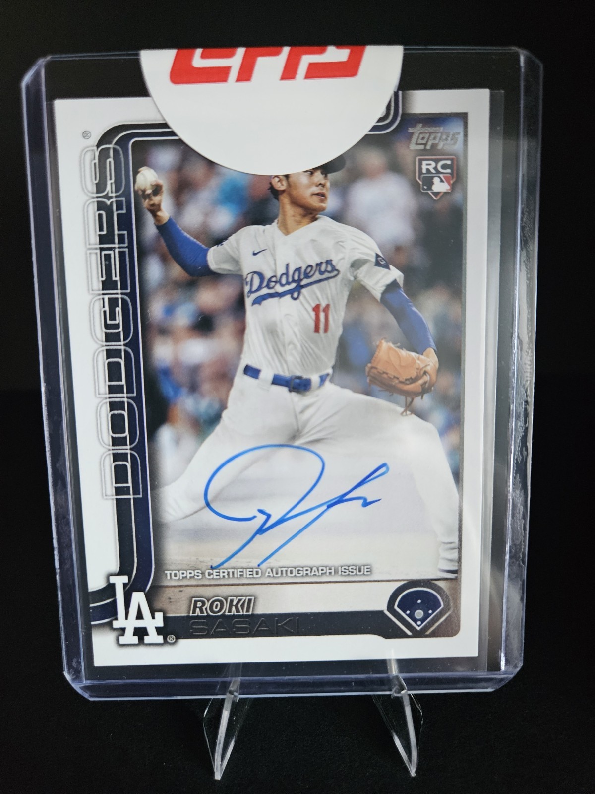 2025 Topps Series 2 Los Angeles Dodgers Roki Sasaki Rookie Autograph #558 Sealed
