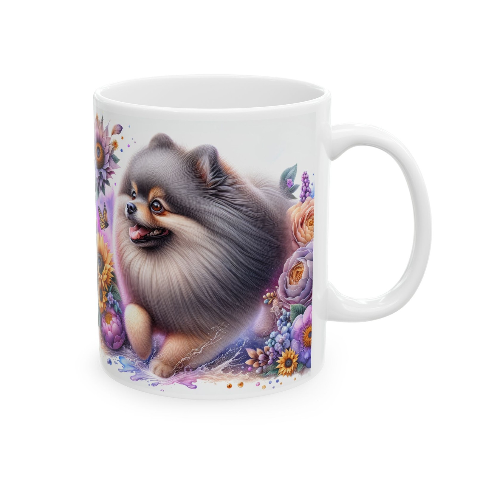 Pomeranian Dog Coffee Mug Cute Pomeranian Dog Lover Gift 11oz