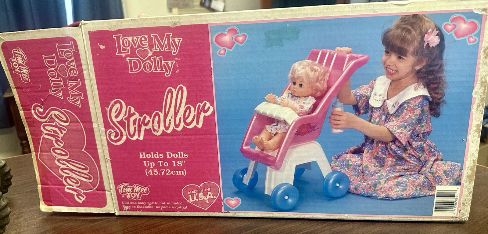 Box Only For Love My Dolly Stroller Vintage