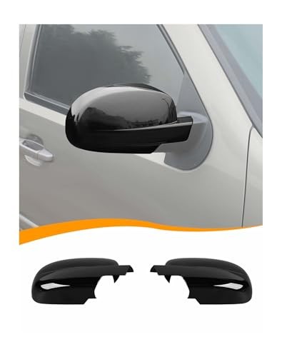 Black Fully Mirror Caps Covers Compatible with 2007-2014 Chevy Fully Caps Black