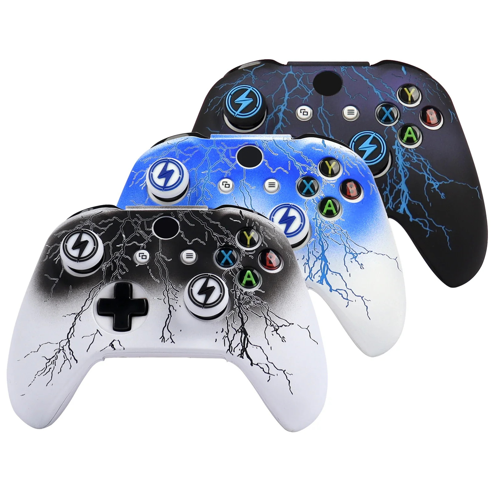 Laser Carving Soft Silicone Cover For Xbox One S Controller Skin Case Gamepad Jo