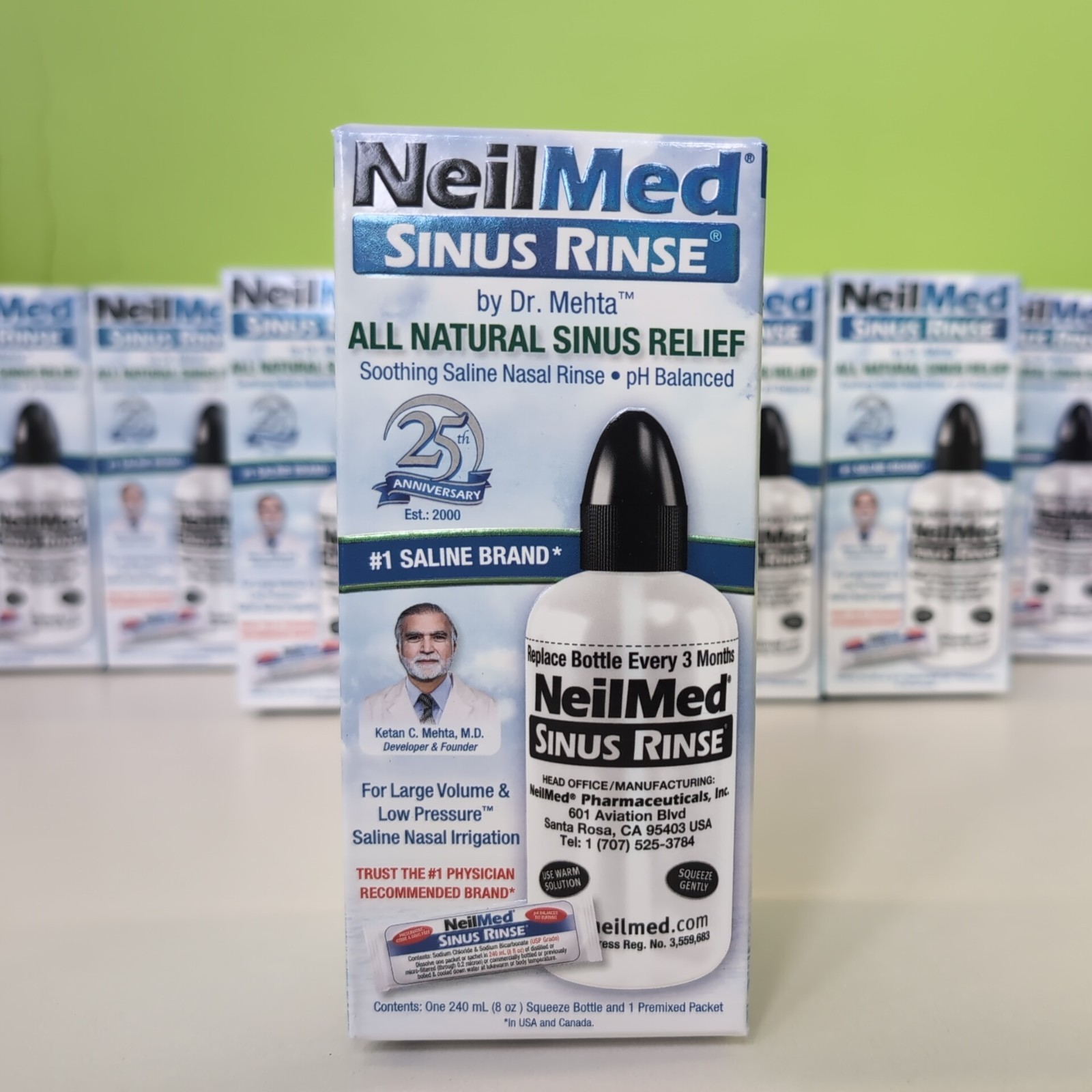 Lot of 33 NeilMed Sinus Rinse By Dr. Mehta All Natural Sinus Relief-Kits- *NEW*