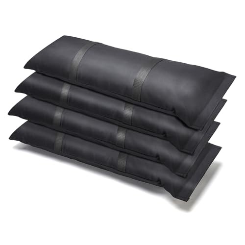 4 Pcs Umbrella Base Sand Bag 49lbs Fillable 600D Oxford Cloth Outdoor 