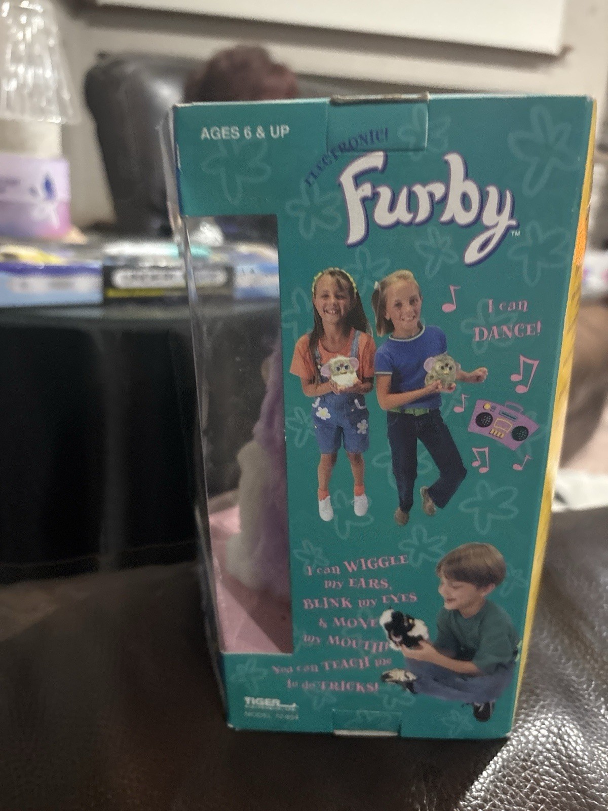 Tiger Furby Electronic Interactive Toy Purple White 70-800 1998 Ages 6 & Up