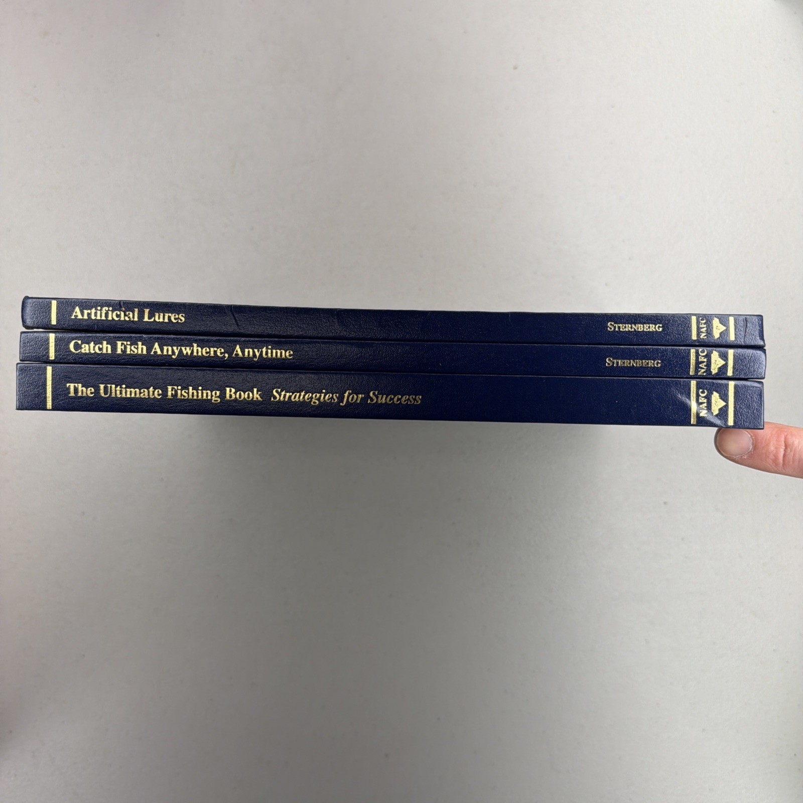 Lot of 3 North American Fishing Club HC Books