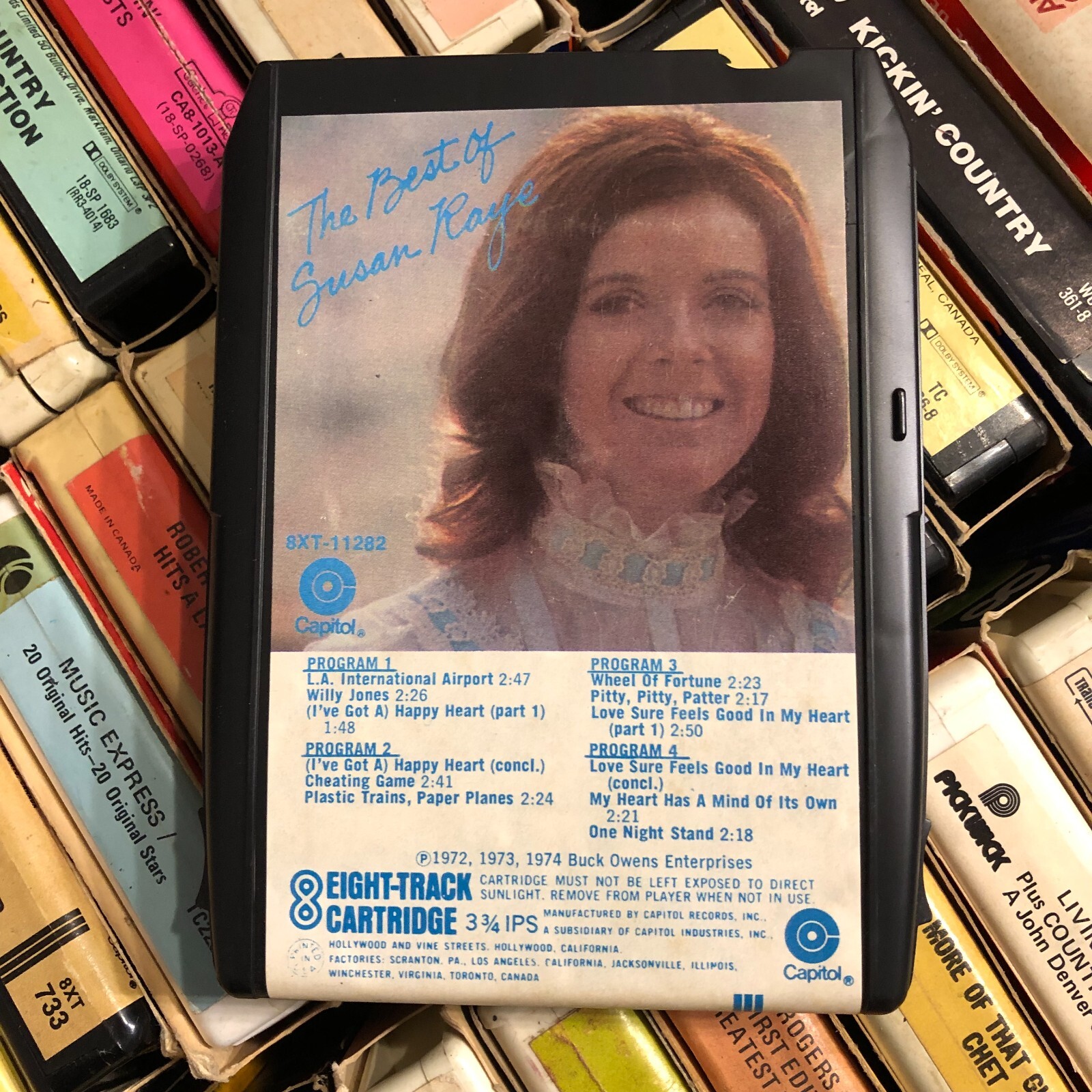 Susan Ray : The Best of 1974, 8 Track Tape