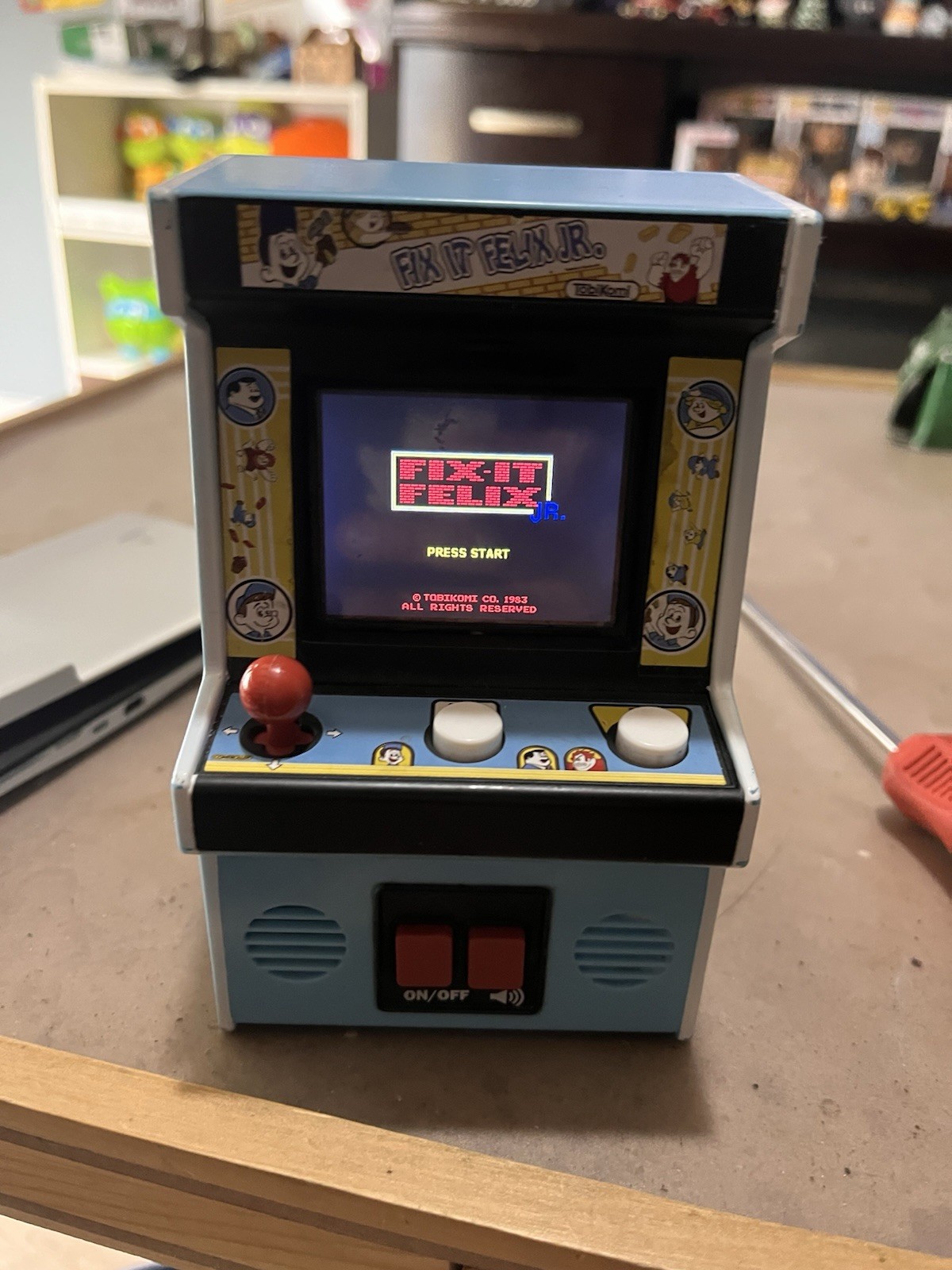Fix It Felix Jr Mini Arcade Game Machine TESTED WORKS PERFECT