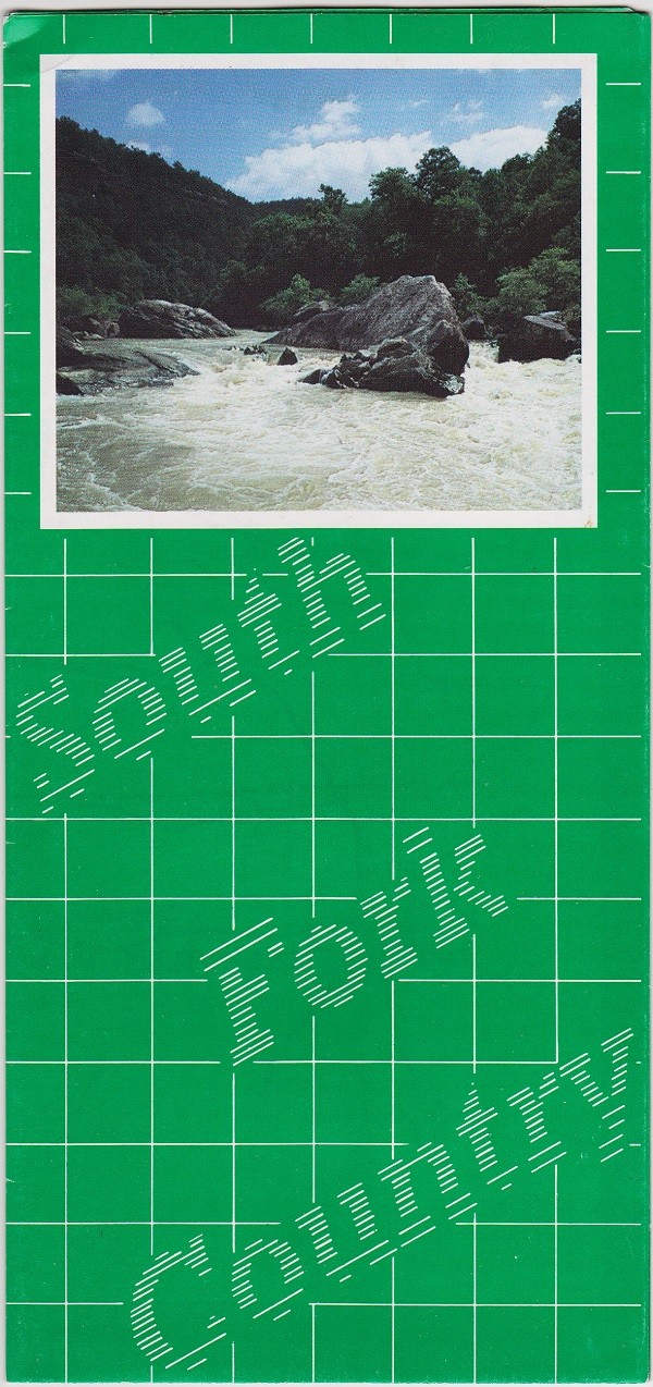 1980's South Fork Country Scenic Area Tennessee Brochure