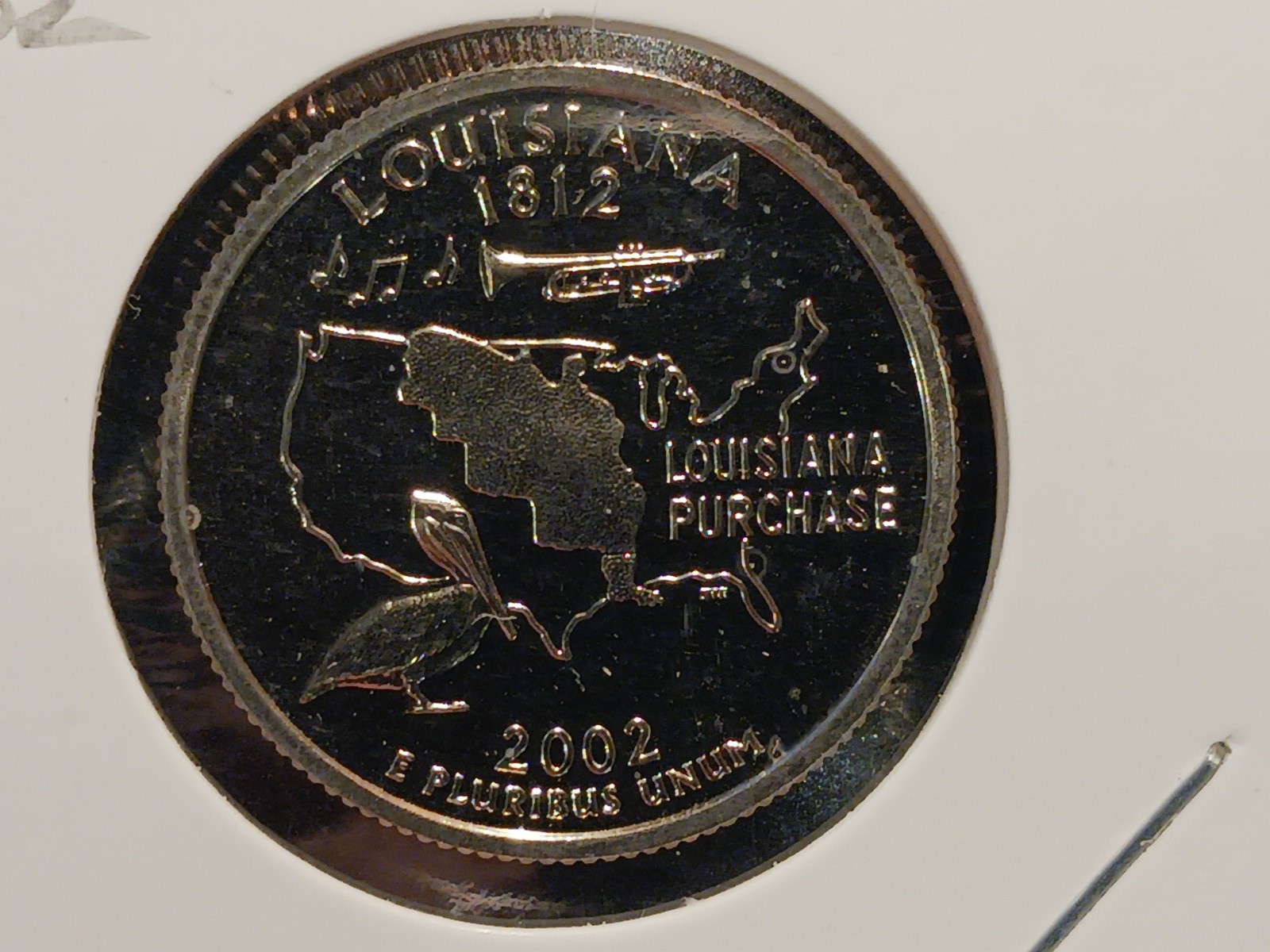 2002-S  & 2009-S State proof Quarter clad