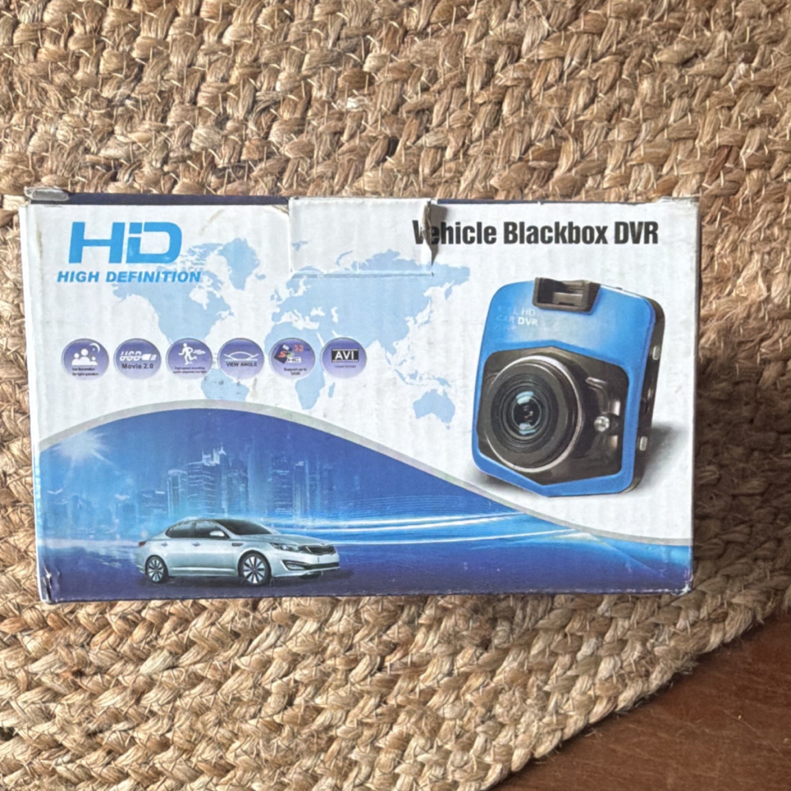 Car Camera Dash Cam Vehicle Blackbox DVR HD Full HD 1080 New Open Box