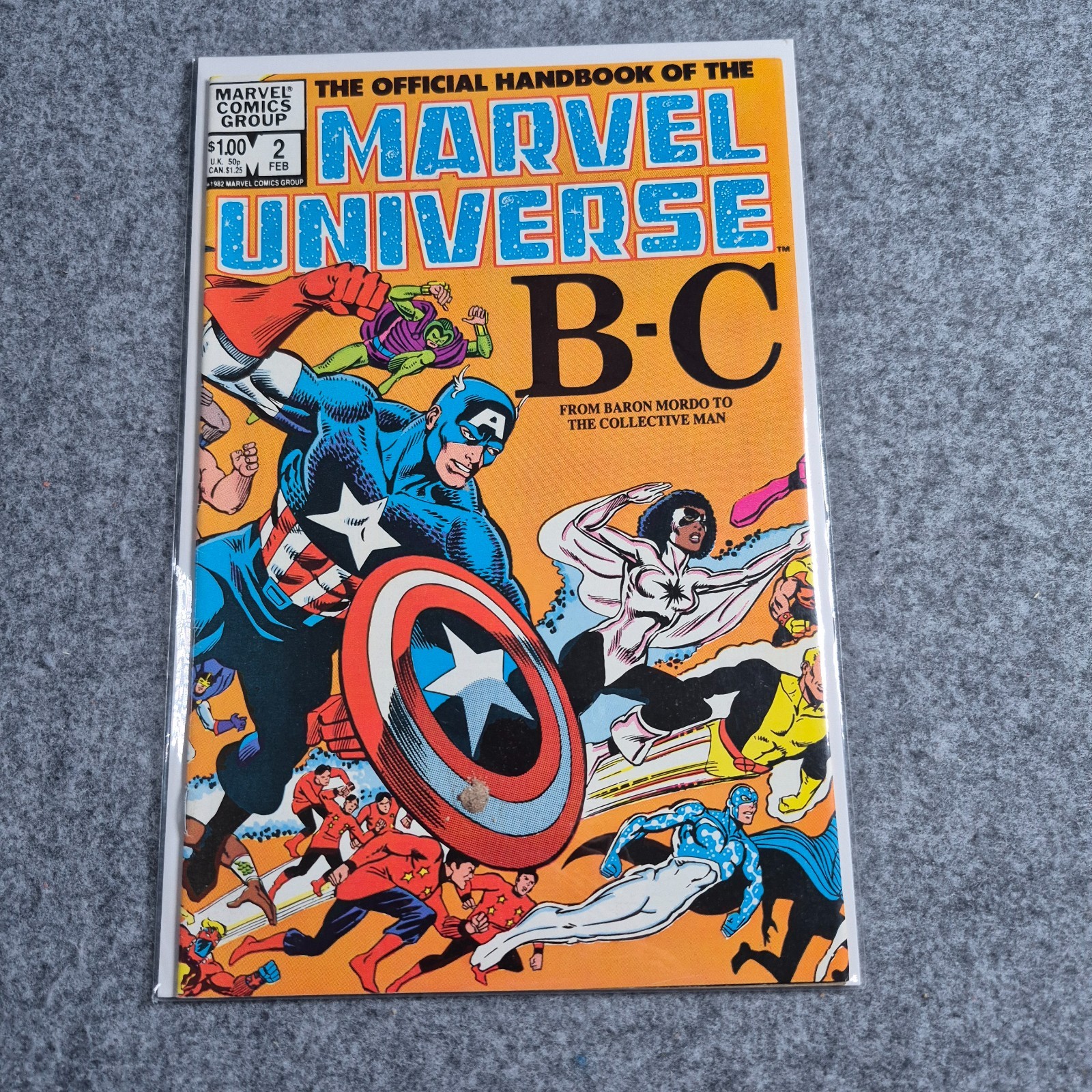 The Official Handbook of the Marvel Universe B-C #2 FREE SHIPPING