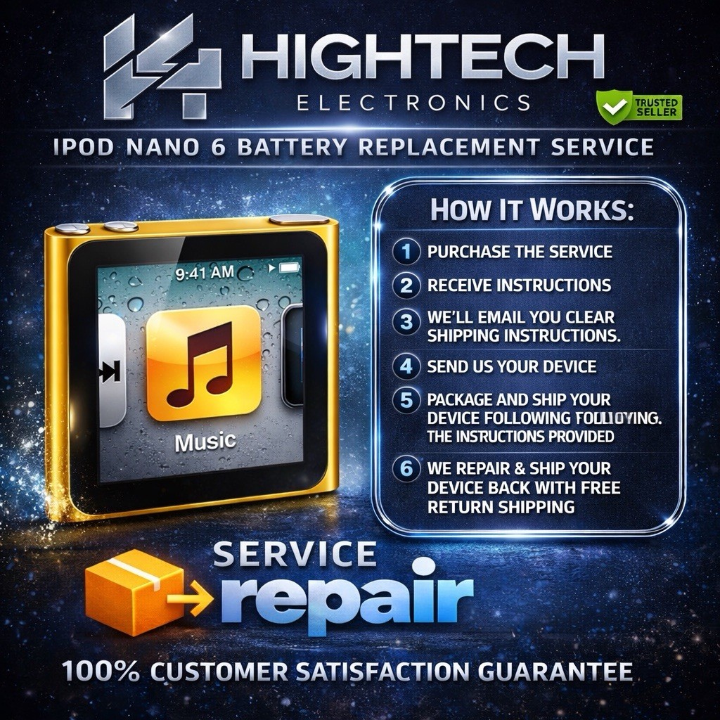 iPod Nano 6th Battery Replacement Service Repair