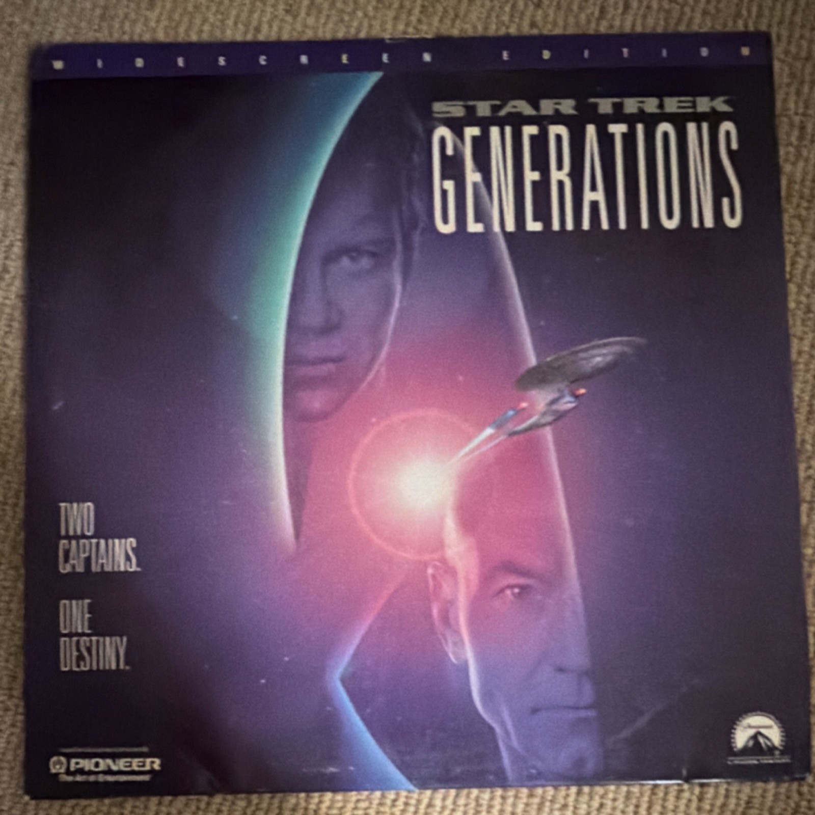 Star Trek: Generations LaserDisc Widescreen Edition Shatner Stewart 1994