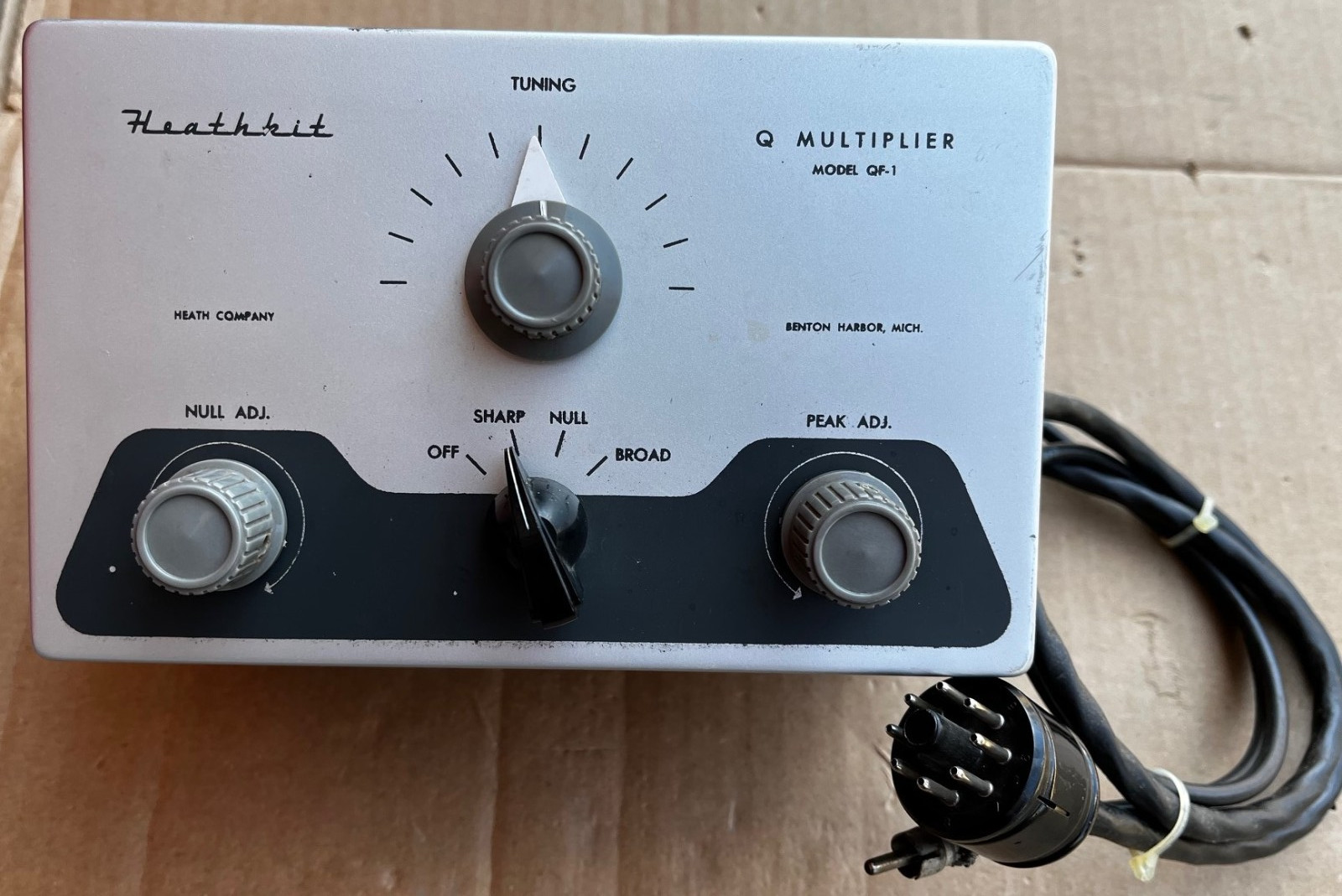 Heathkit QF-1  Q Multiplier Ham Radio Vacuum Tube Vintage