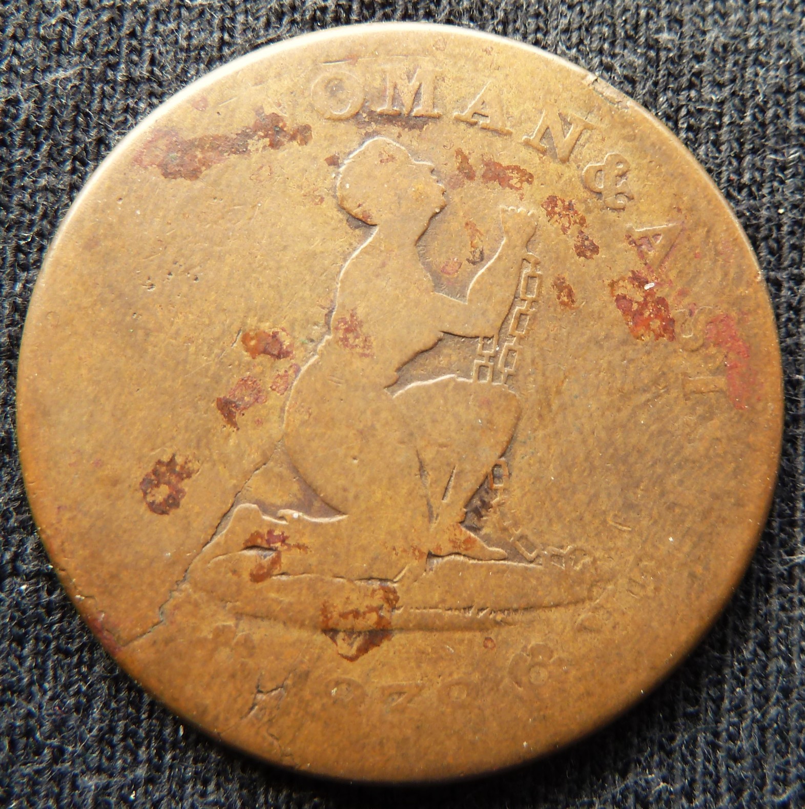 1838 HT81 Am I Not a Woman & Sister in Chains/United States of America & Wreath