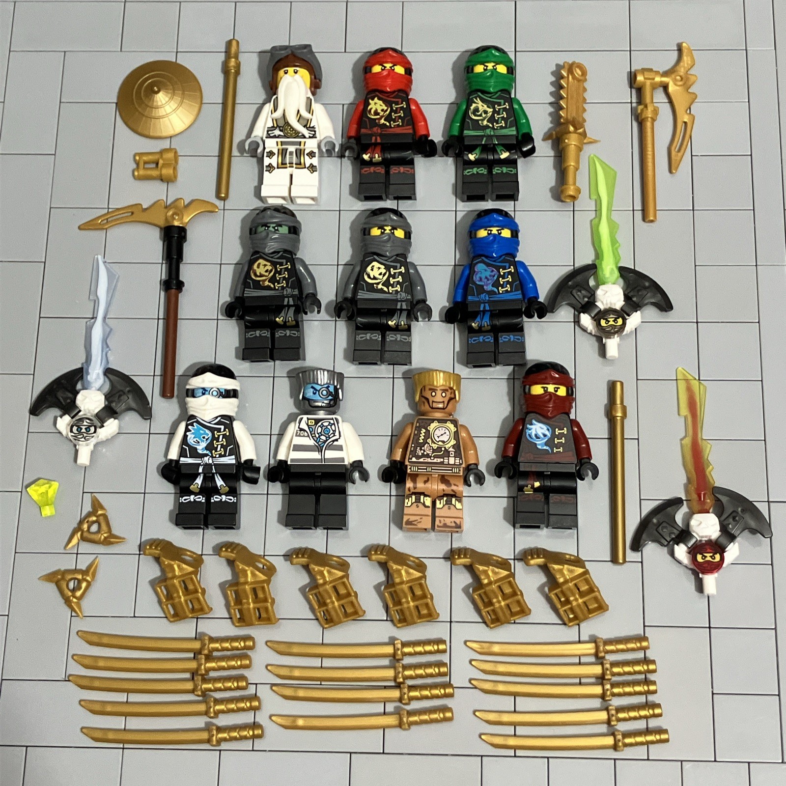 Lego Skybound Lot Of 10 Minifigures Ninjago Cole Zane Kai jay Nya E5 10
