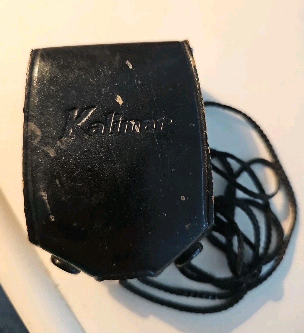 Kalimar Exposure Light Meter w Case Vintage Untested Made in Japan.