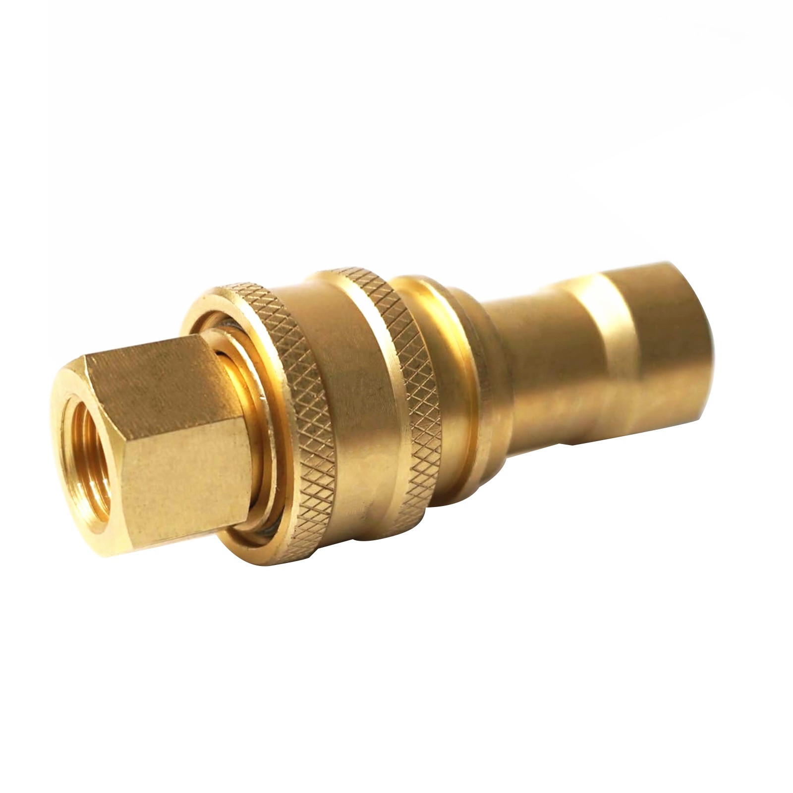 1Pack 1/4" Brass Quick Connector Kit for Surface Cleaner Wide Applications